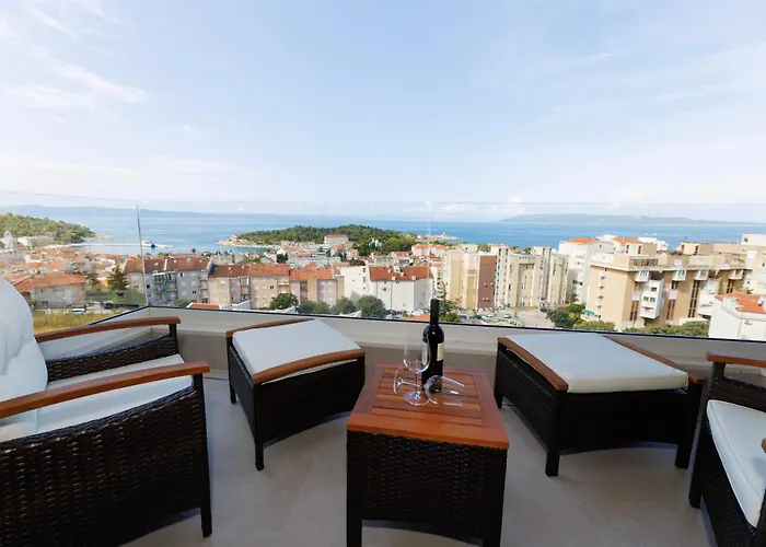 Luxury Narona Sea&city View 아파트 마카르스카